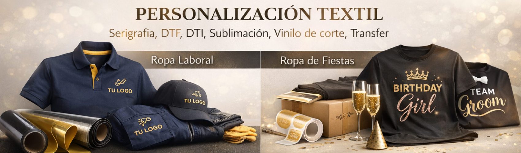 Ropa laboral, ropa de trabajo, camisetas personalizadas, fabricantes de ropa de fiestas, blusones, pantalonetas, gorras, bandas, serigrafía, dtf, sublimación, bordados en Xàbia / Jávea.