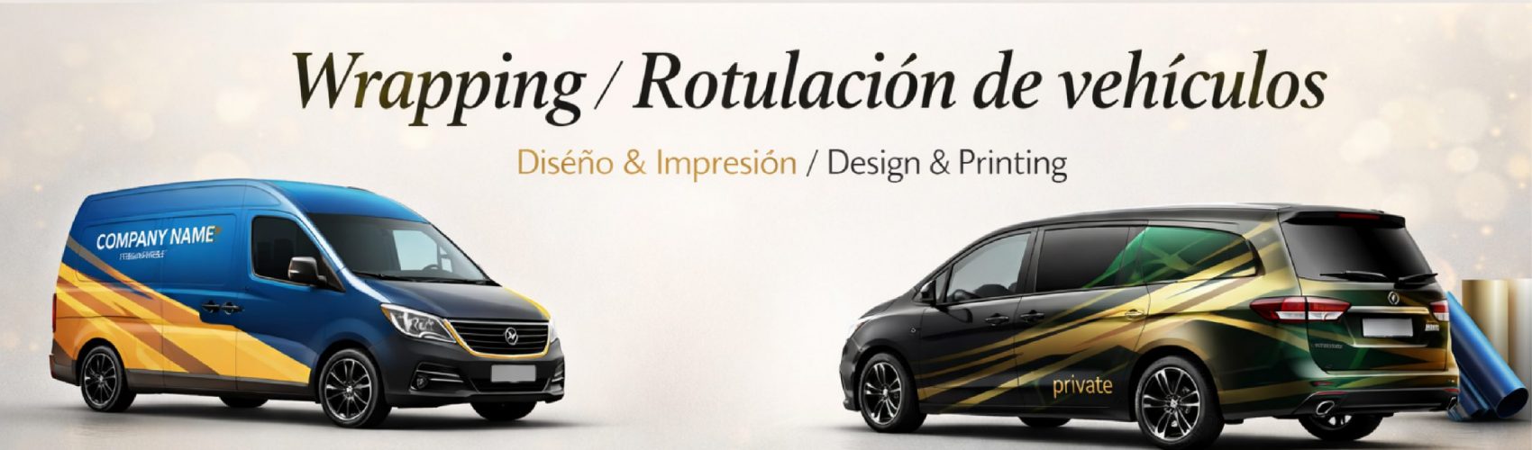 Empresa de wrapping / rotulación de furgonetas y vehiculos de empresa y particulares en Xàbia / Jávea.